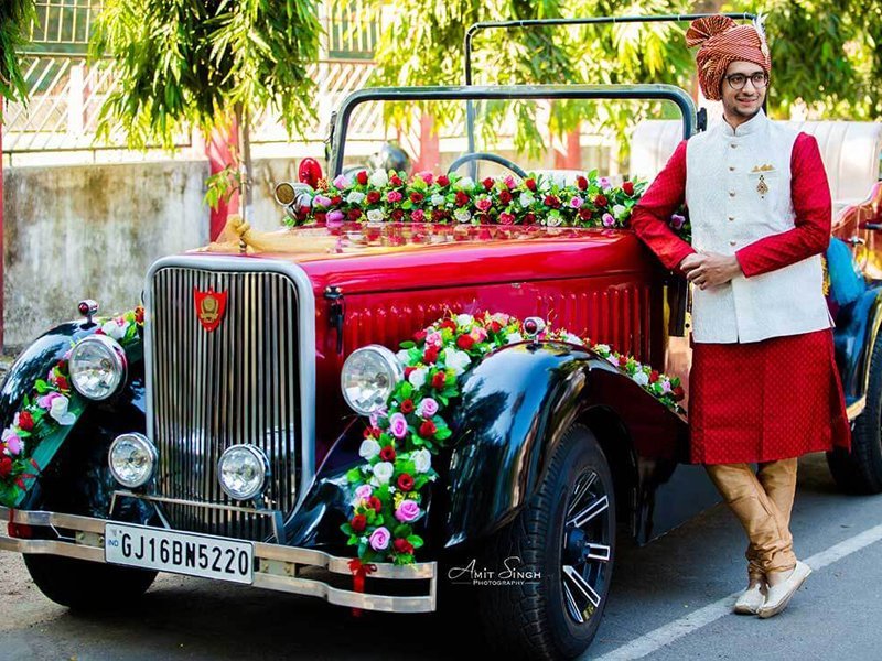 Vintage Car Rental for Wedding in Udaipur